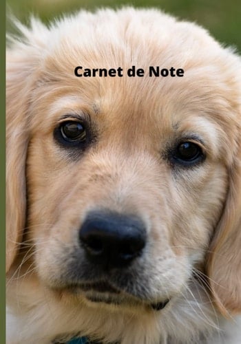 Carnet de Note: labrador mignon (French Edition)
