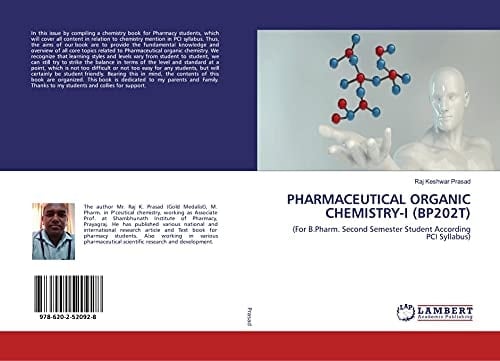PHARMACEUTICAL ORGANIC CHEMISTRY-I (BP202T): (For B.Pharm. Second Semester Student According PCI Syllabus)