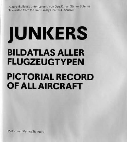 Junkers Bildatlas aller Flugzeugtypen ; [1910 - 1945]