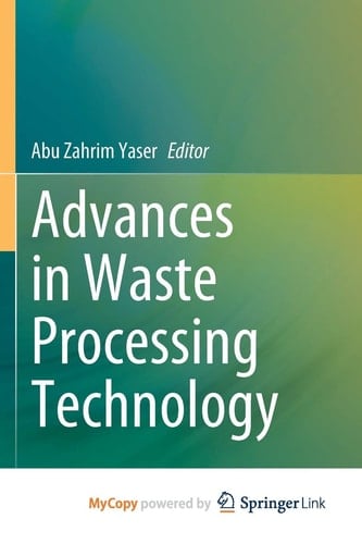Advances in Waste Processing Technology
