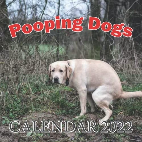 Pooping Dogs Calendar 2022: 12 Months Pooping Dogs Photos, for Women, Men, Teens | Great for Birthday, White Elephant Party, Secret Santa, Exchange, Stocking Filler or Stuffer, Christmas