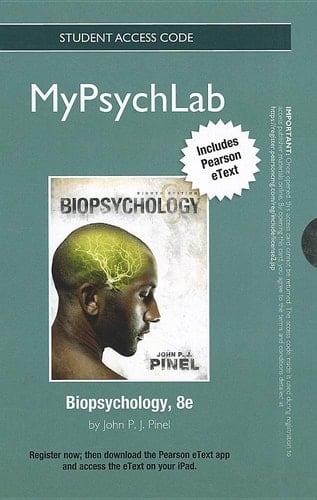 NEW MyPsychLab with Pearson eText -- Standalone Access Card -- for Biopsychology (8th Edition)