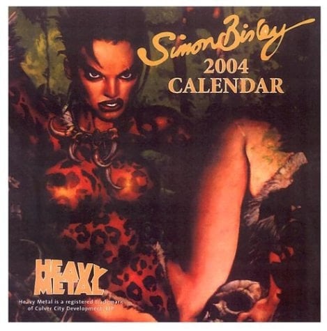 Simon Bisley 2004 Calendar