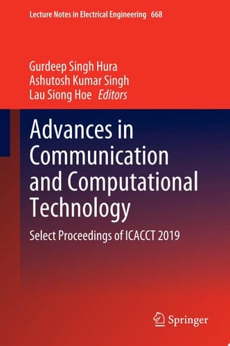 Advances in Communication and Computational Technology