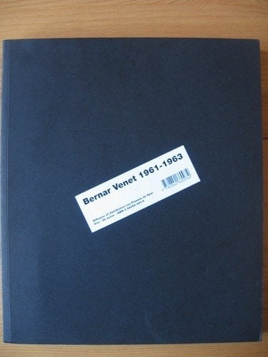 Bernar Venet, 1961-1963 l'immanence mise en chantier