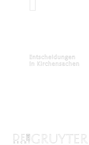 Entscheidungen in Kirchensachen seit 1946 1.1.-30.6.2004