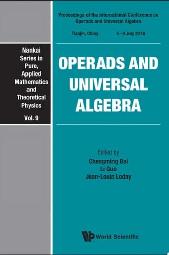 Operads And Universal Algebra - Proceedings Of The International Conference