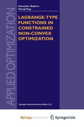 Lagrange-type Functions in Constrained Non-Convex Optimization