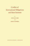 Conflict of International Obligations and State Interests