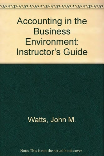 Accounting in the Business Environment