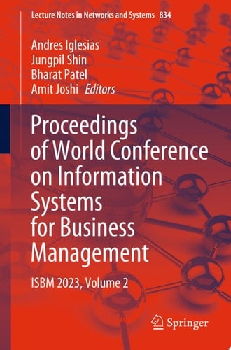 Proceedings of World Conference on Information Systems for Business Management ISBM 2023, Volume 2