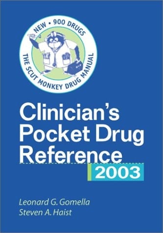 Clinician's Pocket Drug Reference 2003