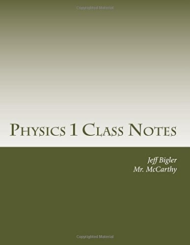 Physics 1 Class Notes Middlesex High School Physics Notes