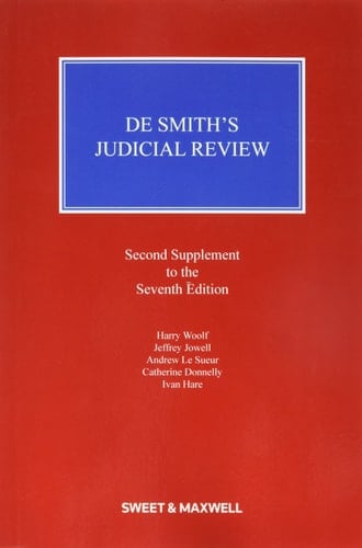 De Smith's Judicial Review