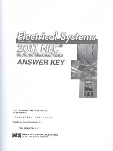Electrical Systems Based on the 2011 NEC.