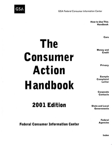 The Consumer Action Handbook 2001