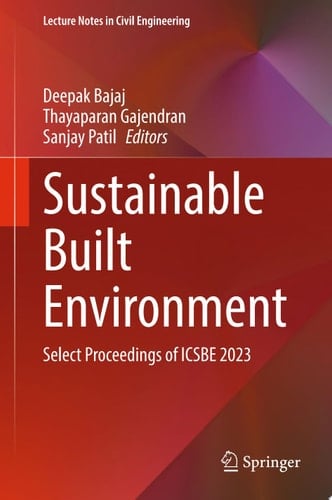 Sustainable Built Environment