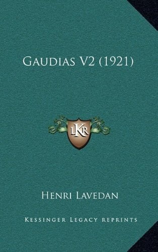 Gaudias V2 (1921) (French Edition)