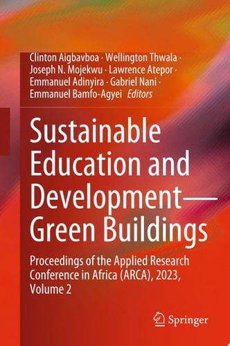 Sustainable Education and Development—Green Buildings