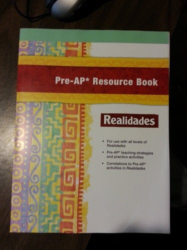 Realidades: Pre-AP resource book