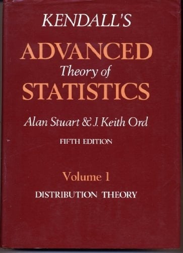 Kendall's Advanced Theory of Statistics, Distribution Theory