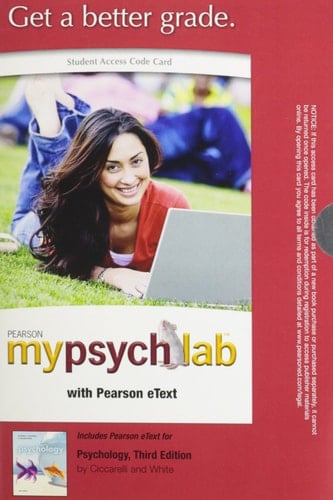 Psychology, Mypsychlab Pass Code: With Pearson Etext