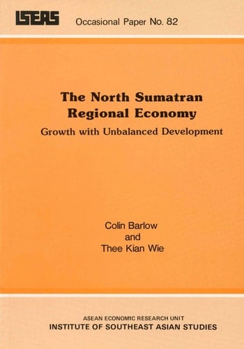 The North Sumatran Regional Economy Growth with Unbalanced Development