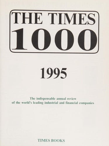 Times 1000 1995