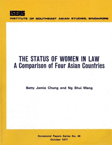 The Status of Women in Law A Comparison of Four Asian Countries