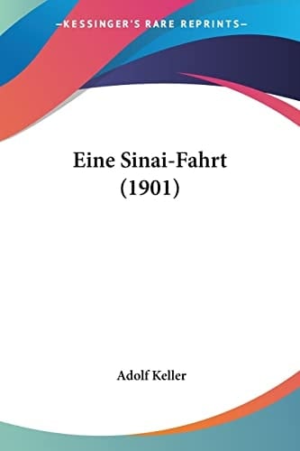 Eine Sinai-Fahrt (1901) (German Edition)