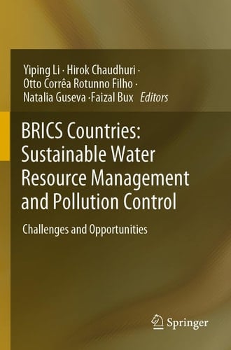 BRICS Countries: Sustainable Water Resource Management and Pollution Control Challenges and Opportunities