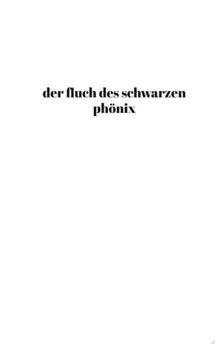 Der Fluch des schwarzen Phönix Ein Fantasy-LitRPG-Roman
