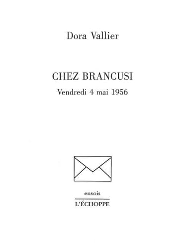 Chez Brancusi vendredi 4 mai 1956
