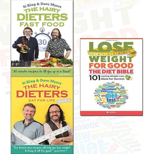 Hairy Bikers The Hairy Dieters Collection 2 Books Bundle - Fast Food, Eat for Life: How to Love Food, Lose Weight and Keep it Off for Good!