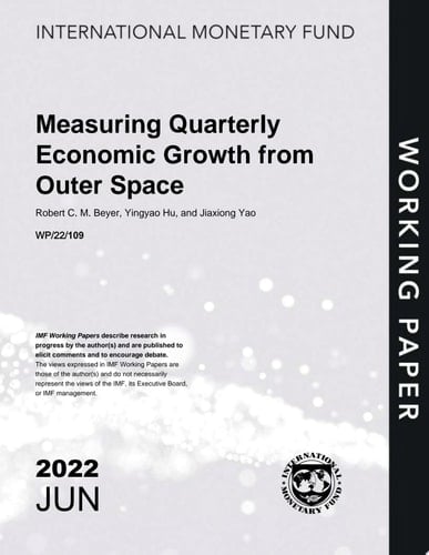 Measuring Quarterly Economic Growth from Outer Space