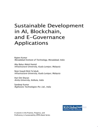 Sustainable Development in AI, Blockchain, and E-Governance Applications
