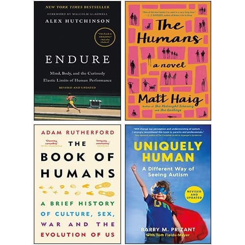 The Book of Humans, Endure, The Humans, Uniquely Human 4 Books Collection Set