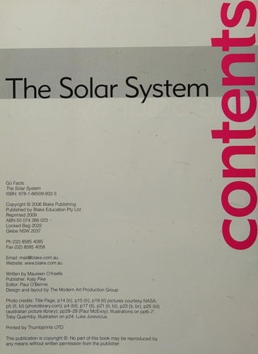 The Solar System