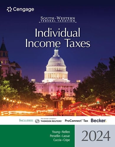 South-Western Federal Taxation 2024 Individual Income Taxes