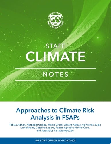 Approaches to Climate Risk Analysis in FSAPs