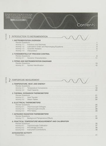 Workbook for Instrumentation and Process Control