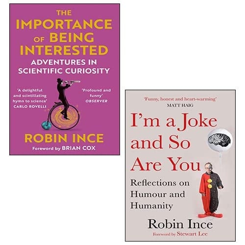 Importance of Being Interested, I'm a Joke and So Are You 2 Books Collection Set By Robin Ince