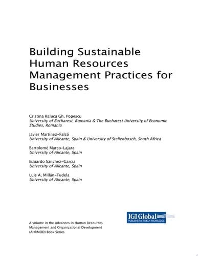 Building Sustainable Human Resources Management Practices for Businesses