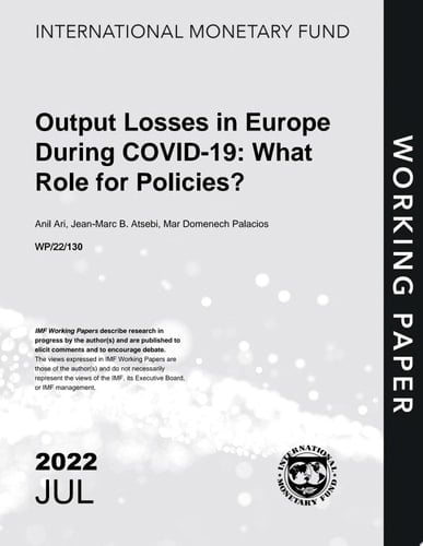 Output Losses in Europe During COVID-19: What Role for Policies?
