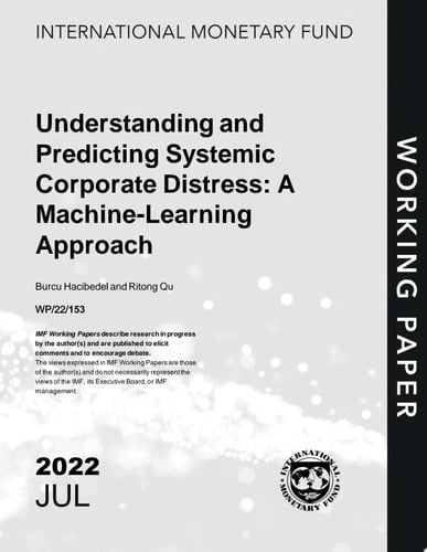 Understanding and Predicting Systemic Corporate Distress: A Machine-Learning Approach