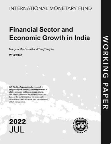 Financial Sector and Economic Growth in India