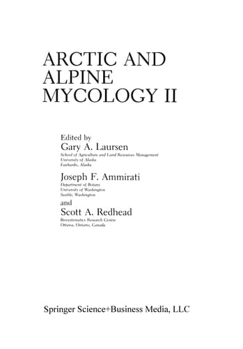 Arctic and Alpine Mycology II