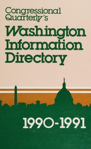 Washington Information Directory, 1990-1991