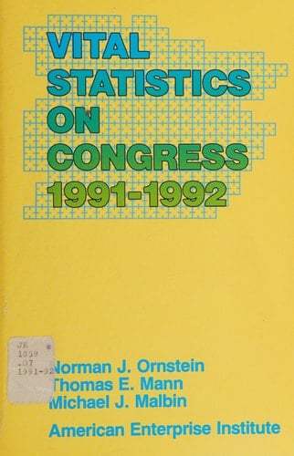 Vital Statistics on Congress, 1991-1992