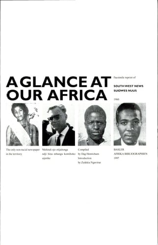 A Glance at Our Africa Facsimile Reprint of Southwest News--Suidwes Nuus, 1960